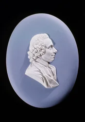 Placa Wedgewood de Joseph Priestley 1733-1804