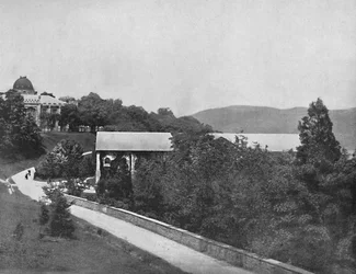 West Point no Hudson, c1897.
