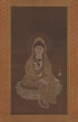 Kannon de túnica branca, século 13.