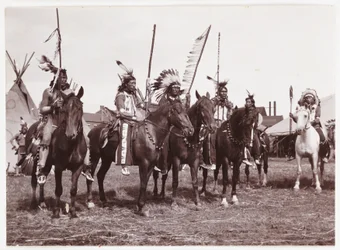 espectáculo do Oeste Selvagem, c 1905