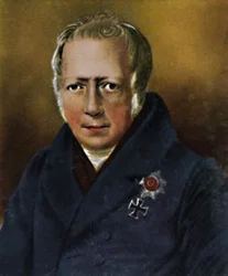 Wilhelm von Humboldt 1767-1835. - Pintura de Ir. Krüger, 1934.