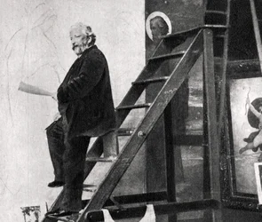 William-Adolphe Bouguereau, artista francês, 1900
