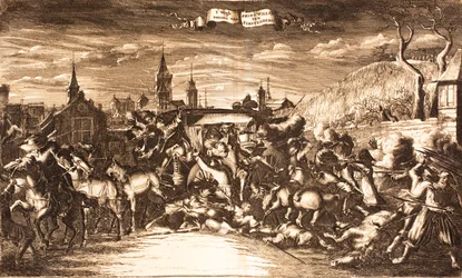 William Egon de Fürstenberg atacou em seu treinador em Colônia em 1674, 1675.