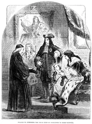 William III confiando o jovem duque de Gloucester ao bispo Burnett