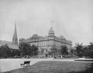 Windsor Hotel, Montreal, Canadá, c1897.