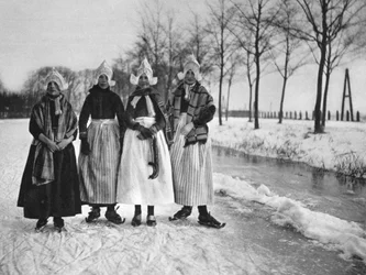 Inverno, Volendam, Holanda, c1934