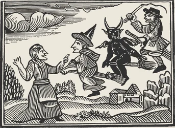 Bruxas, do mundo invisível por Cotton Mather, 1689.