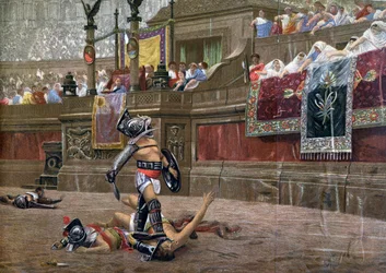 Com o polegar virado, Pollice Verso, 1872