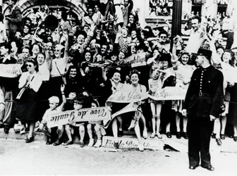 Segunda Guerra Mundial: Libertação de Paris, 1944.