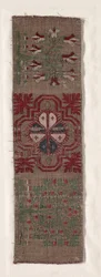 Faixa tecida, 1300 - 1400.