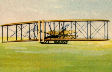 Planador dos irmãos Wright, c1900, 1932.
