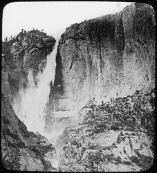 Cataratas de Yosemite, Parque Nacional de Yosemite, Califórnia, Estados Unidos, finais do século XIX ou inícios do século XX