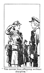 Você não pode ter eficiência sem disciplina., 1940