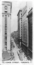 Young Street, Toronto, Canadá, c1920s