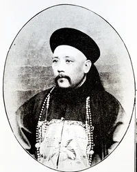 Yuan Shikai como Governador de Shandong (1899-1902) (foto a p/b)