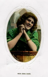 Zena Dare 1887-1975, atriz inglesa, início do século XX