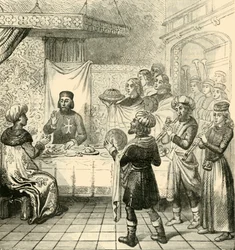 Zizim Jantando com o Grão-Mestre de Rodes, 1890.