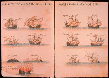 Frota portuguesa sob Cabral 1500