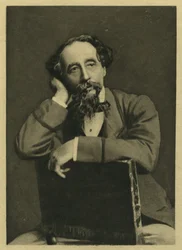 Charles Dickens, retrato após fotografia de Herbert Watkins (n. 1828) (mezzotint)