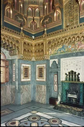 Interior, Cardiff Castle, País de Gales, construído c.1875