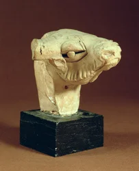 Cabeça de camelo de terracota, Mohenjodaro, 2300-1750 aC