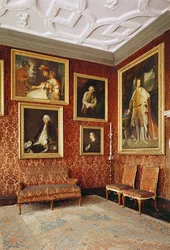 A sala de Reynolds, Knole House, Sevenoaks, Kent