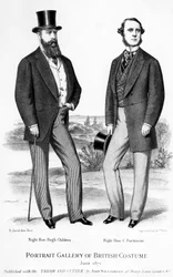 O certo Hon. Hugh Childers e o Hon. C. Fortescue, 1871