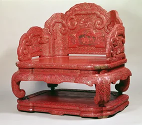 O trono do imperador Chien Lung (1736-95)