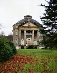 Vista da Belle Isle House, Lake Windermere, construído em 1774-c.1781