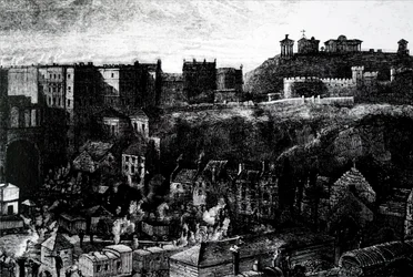 Uma vista de Edimburgo