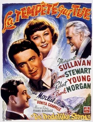 Cartaz do filme A Tempestade Assassina de FrankBorzage com Margaret Sullavan e James Stewart 1940