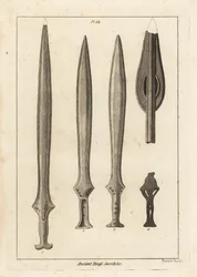 Espadas de latão antigas