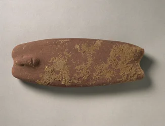Paleta antropomórfica, egípcio pré-dinástico, c.5º milênio aC (arenito)