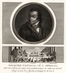 Antoine Quentin Fouquier-Tainville, Procurador Público, Tribunal Revolucionário, guilhotinado em 1795