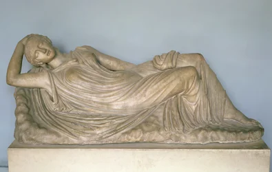 Ariadne Asleadne Asleadne, Hellenística de Alexandria, século II a.C. (mármore)