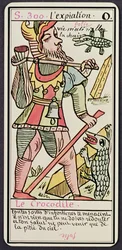 Expiação, carta de tarô, francês