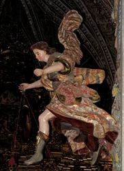 Anjo saltitante - Escultura, arte barroca