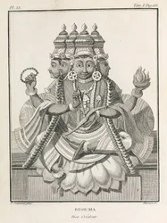 Brahma, o deus criador hindu