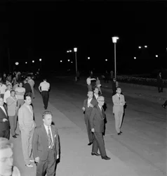 TRABALHADORES DO CASINO EM GREVE - VENEZA - 1961