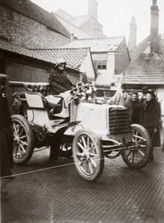 C S Rolls 12 hp Panhard durante a prova das 1000 milhas