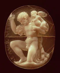 Camafeu de Hércules conquistado por Cupido