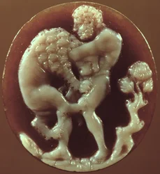Camafeu de Hércules e o Leão da Neméia