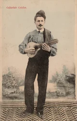 Guitarrista Catalão, c.1910 (cartão postal)