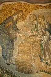 Igreja de São Salvador de Chora. Jesus e o pão de Istambul Turquie