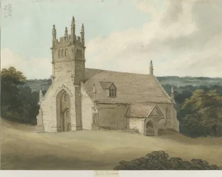 Clento - Capela de São Kenelm: pintura a aquarela, sd [c 1820]