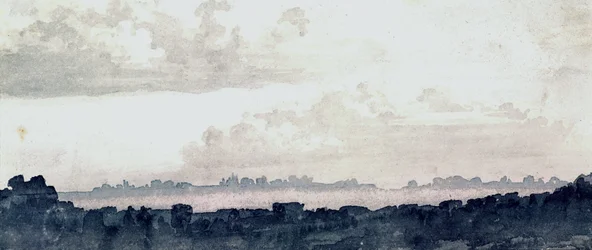 Estudo sobre nuvens por Luke Howard, c 1808-1811