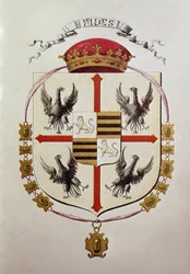 Brasão de armas da família Gonzaga (gravura)