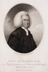 Colin MacLaurin, matemático e físico escocês, c 1740s