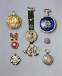 Coleção de relógios de bolso Fabergé