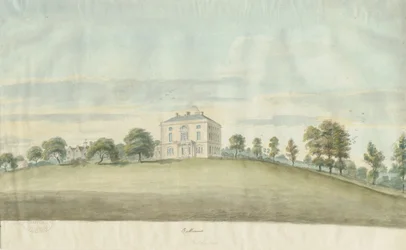 Colton - Bellamore House: pintura a aquarela, sd [c 1800]